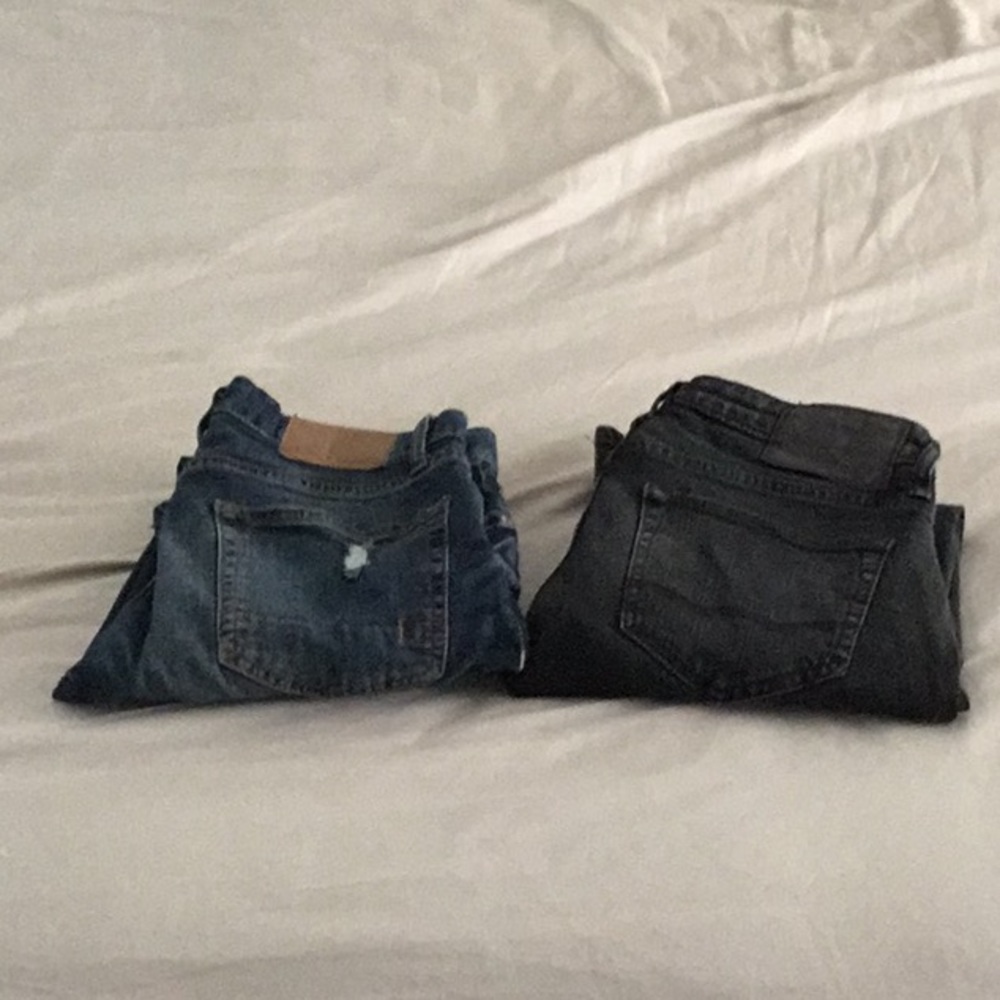 Aero and American eagle jeans